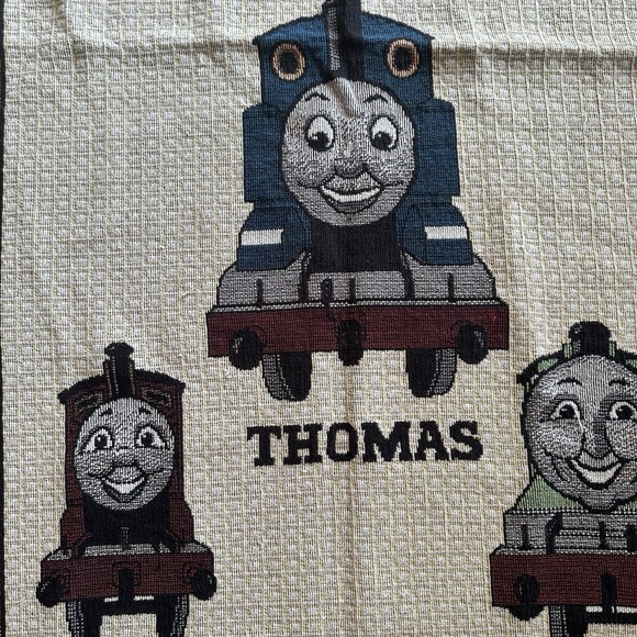 Thomas The Train Tank Engine Woven Tapestry Throw Blanket - Picture 5 of 9